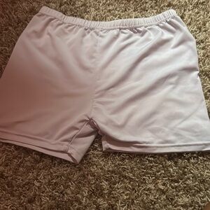 SHEIN Gray Athletic Shorts Lightweight Elastic Waist